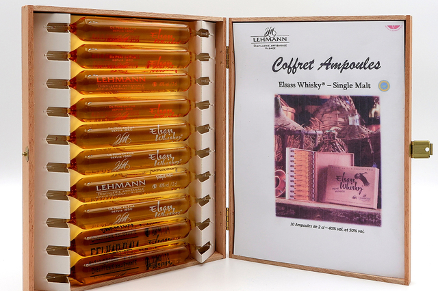 Cave à whisky et spiritueux - Nîmes -Coffret ampoules  Elsass whisky -  Au 429 idées Codognan 