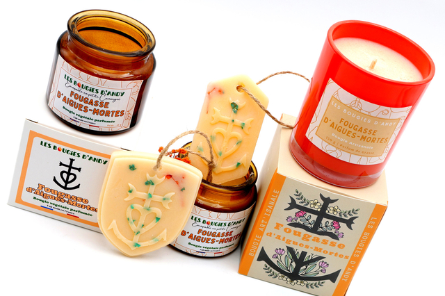 Les bougies d'Andy - suspensions parfumées - idées cadeaux Nîmes - Au 429 idées 