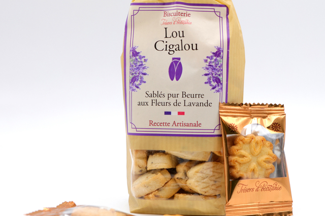 Sablés pur beurre lavande Lou Cigalou - Nîmes - Au 429 idées Codognan