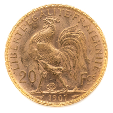 20 FRANCS MARIANE COQ - CAP OR NUMISMATIQUE Nimes