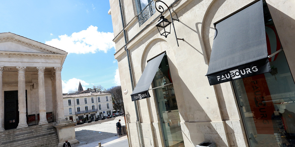 Faubourg Prohin Nîmes Boutique de vêtements homme luxe en centre-ville (® SAAM-Fabrice Chort)