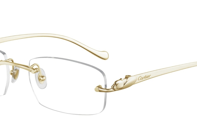 Lunette Cartier Panthère Or CHEZ LA BINOCLE NIMOISE A NIMES-MONTPELLIER-UZES-ALES-AVIGNON-ARLES