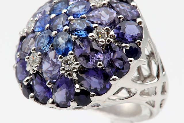 Bague Saphirs Nîmes bijouterie Thomas Nîmes 