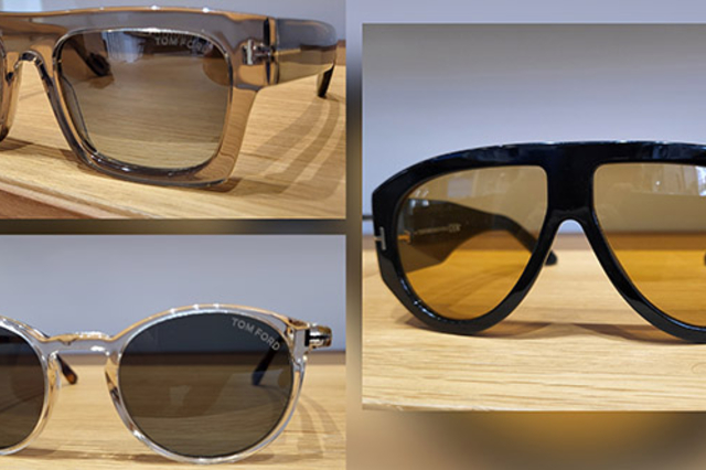 Chez la Binocle Nîmoise à Nîmes • nouvelles lunettes solaires Tom Ford