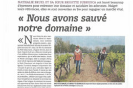Domaine du Petit Chaumont Aigues Mortes présente le parcours de leur conversion Bio réussie (® la vigne juin 16)