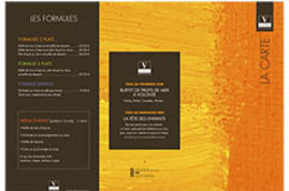 Brasserie Vatel Nîmes affiche sa carte Restaurant